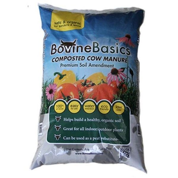 Hsu Growing Supplies HSU Growing Supplies 502386 1 cu ft. Bovine Basics Premium Composted Cow Manure Organic Soil 502386